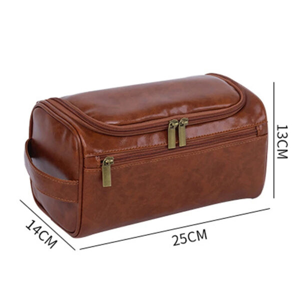 Bolsa Organizadora Necessaire em Couro Genuino - CouroBag - Imagem 4