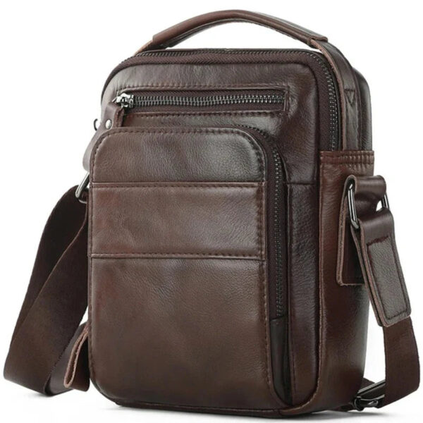 Bolsa de Ombro em Couro Genuino -  Genuine Premium - Imagem 7