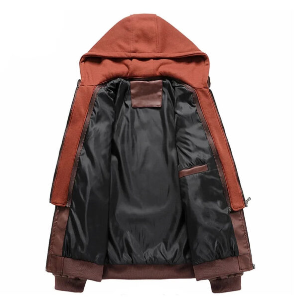 Jaqueta Masculina em Couro Genuino - Premium Men - Imagem 6