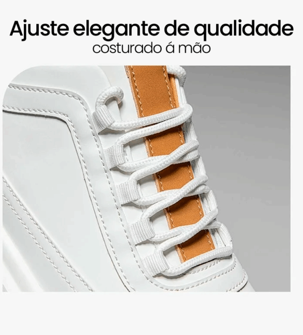 Tênis Masculino em Couro Genuino - Hermes Sport - Imagem 9