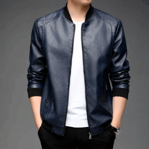 Jaqueta Masculina em Couro Genuino - Slim MenPro