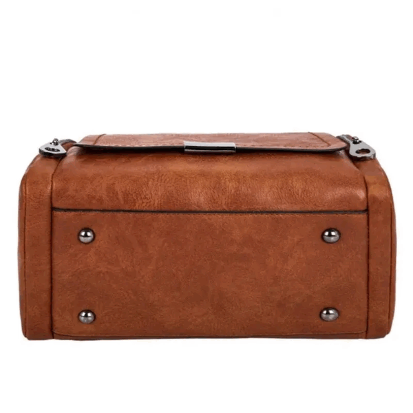 Bolsa Feminina de Couro Genuino - Safira Hernandes - Imagem 3