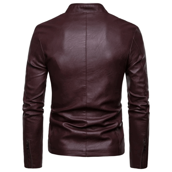 Jaqueta Masculina de Inverno em Couro Genuino - Spiky Premium - Imagem 3