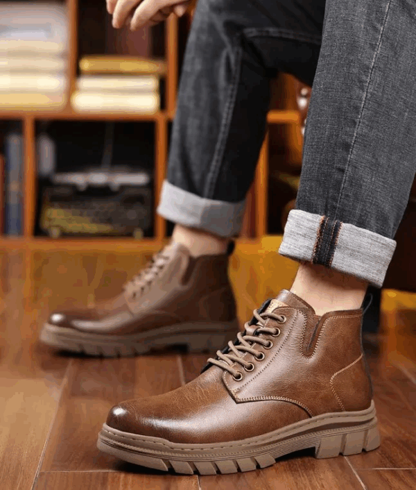 Bota Masculina de Inverno em Couro Genuino - Luiz Armen - Imagem 8