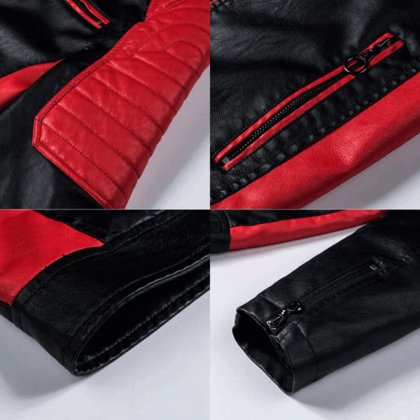 Jaqueta Masculina de Inverno em Couro Genuino - Sport Polle - Imagem 8