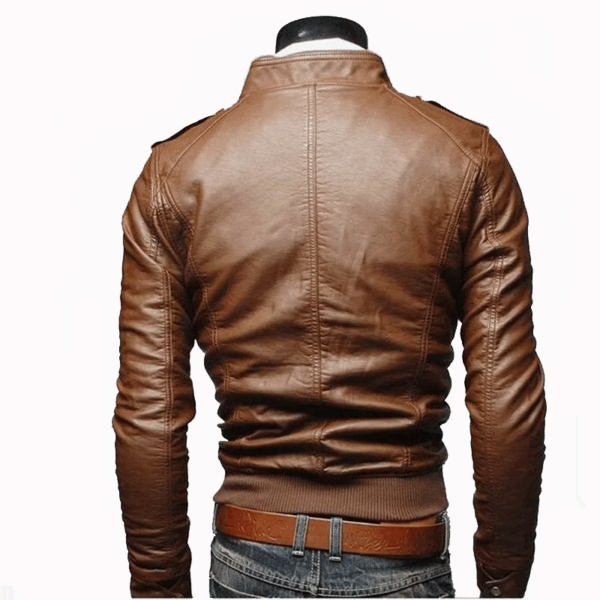 Jaqueta Masculina em Couro Genuino - Business M2 - Imagem 2