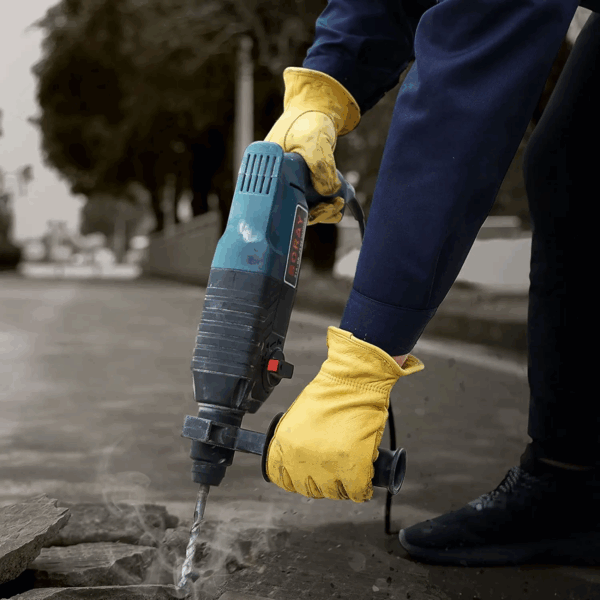 Luva de Couro Genuino para Trabalho - WorkHard - Imagem 5