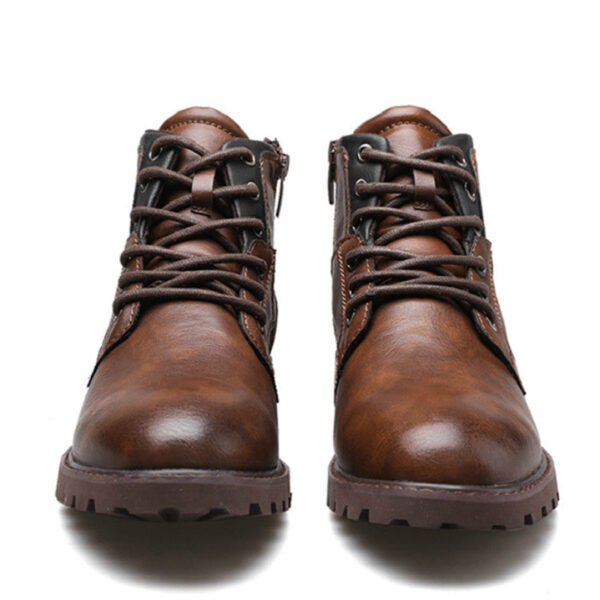 Bota Masculina de Couro Genuino - Hermez Couro - Imagem 5