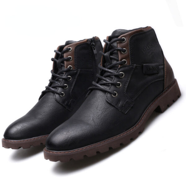 Bota Masculina de Couro Genuino - Hermez Couro - Imagem 3