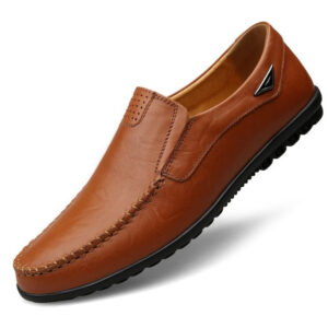 Mocassim Masculino em Couro Genuino - Maximilian Premium
