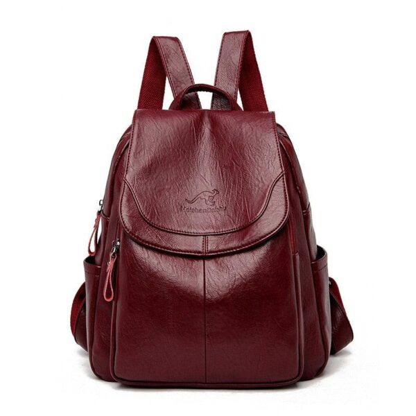 Mochila em Couro Vintage Genuino - Aussie