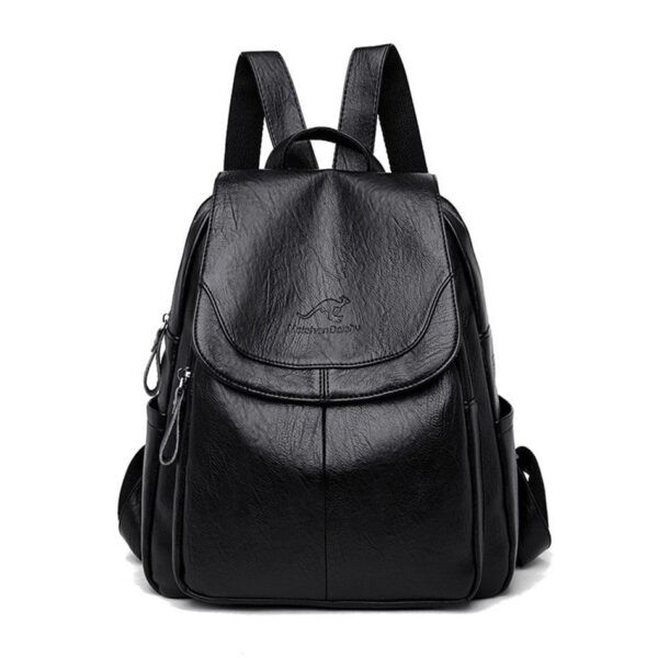 Mochila em Couro Vintage Genuino - Aussie - Imagem 3