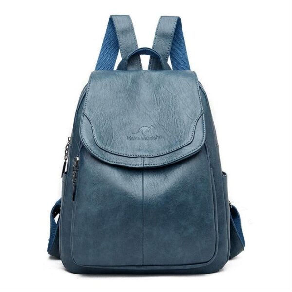 Mochila em Couro Vintage Genuino - Aussie - Imagem 4