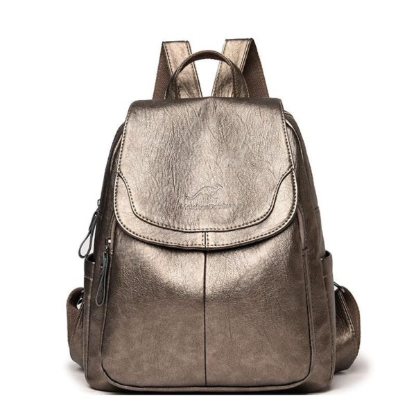 Mochila em Couro Vintage Genuino - Aussie - Imagem 5