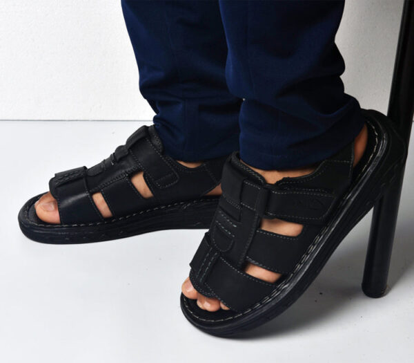 Sandália Masculina de Couro Genuino - Dominic Premium - Imagem 10